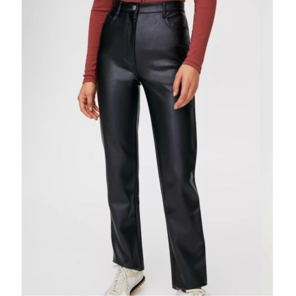 Wilfred by Aritzia The Melina Vegan Leather Pants - Picture 2 of 8